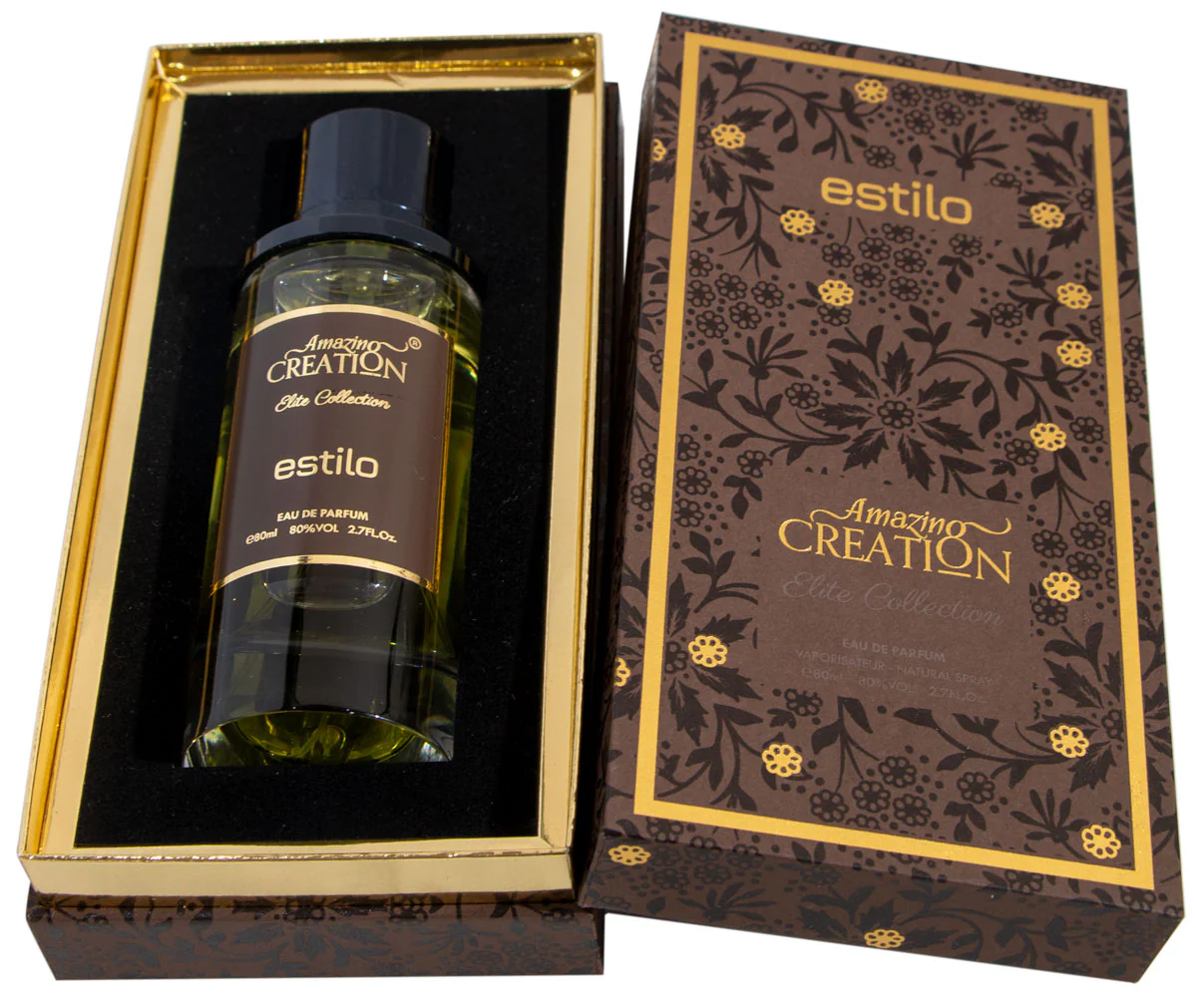 Estilo by Amazing Creation Elite Collection, Perfume for Men & Women EDP 80ml - Image 3