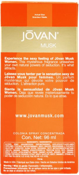 Jovam Musk  for Women - Eau de Cologne, 96ml - Image 3
