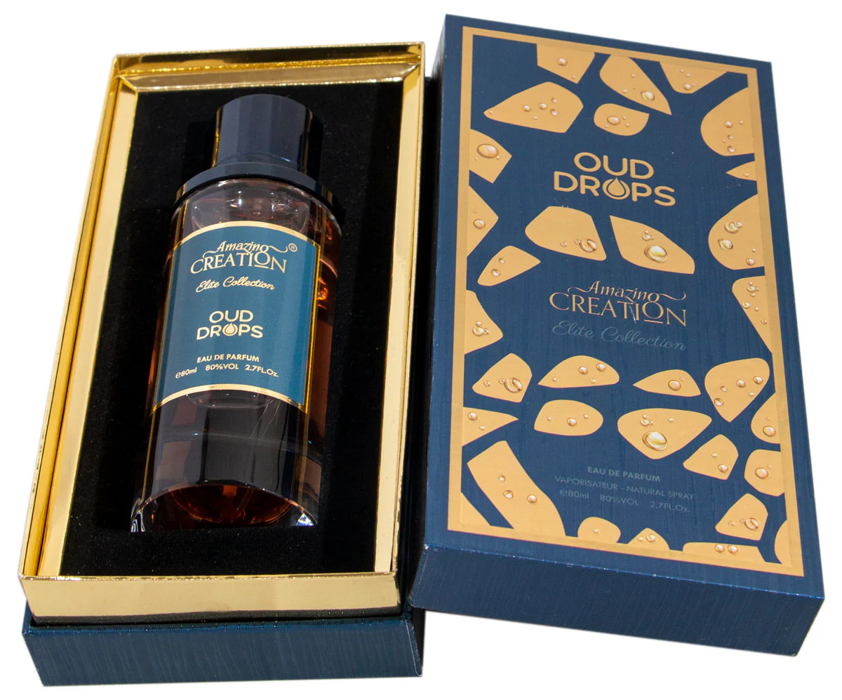 Oud Drops by Amazing Creation Elite Collection, Perfume for Men & Women, EDP, 80ml - Image 3